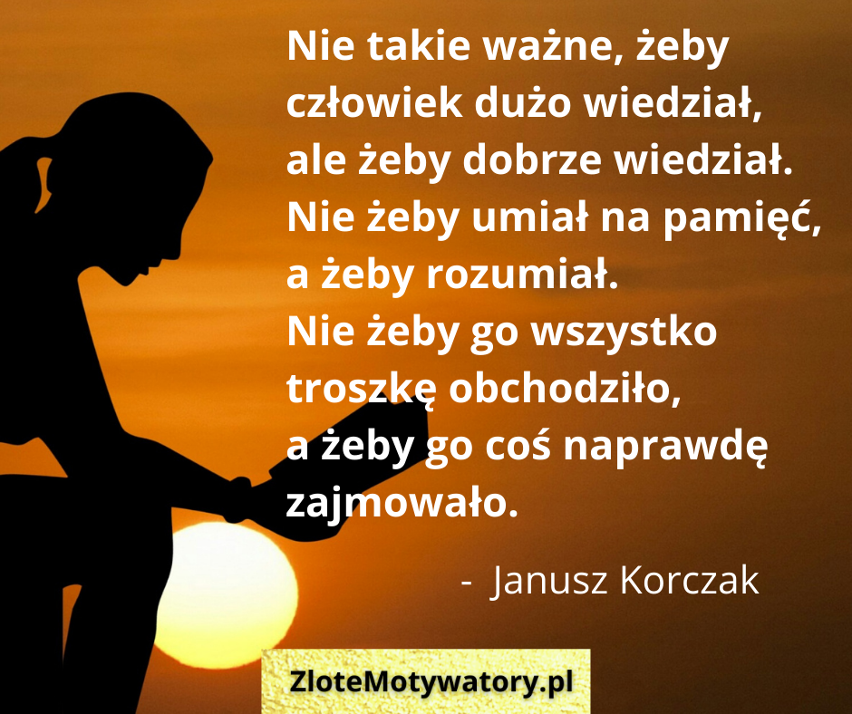 Janusz Korczak cytaty