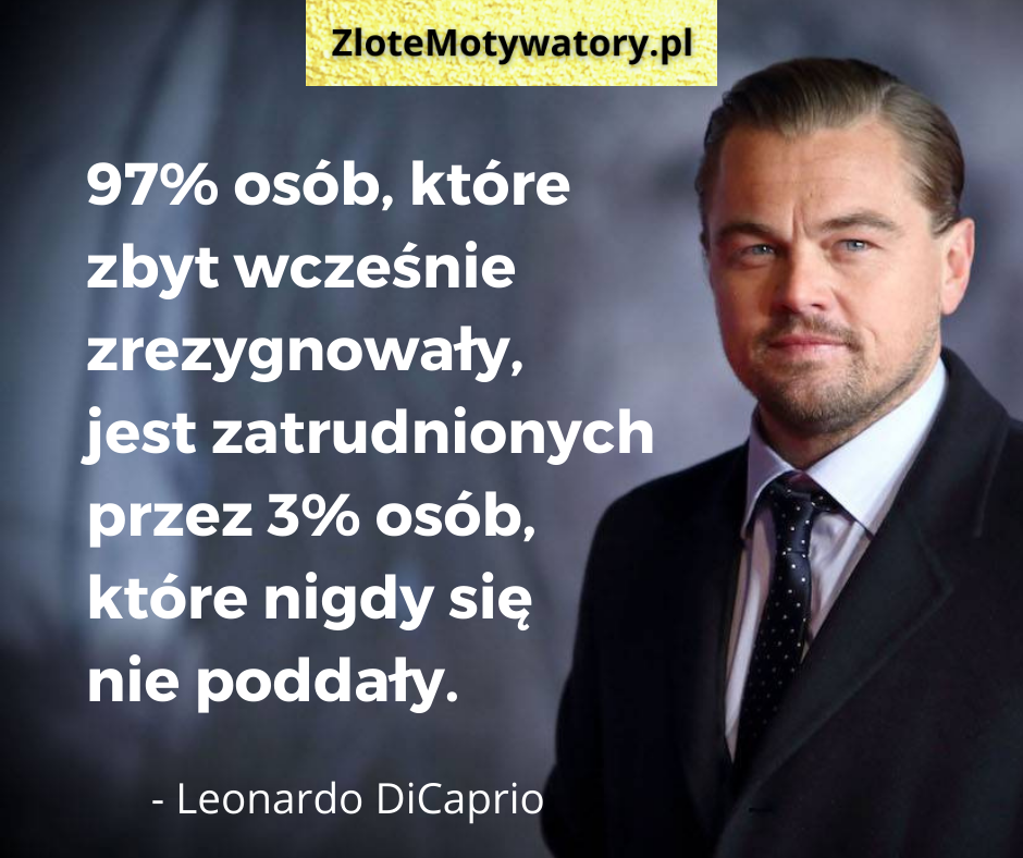 Leonardo DiCaprio cytaty